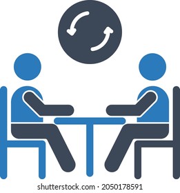 Work Refresh Isolated Vector icon which can easily modify or edit

