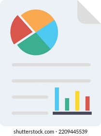 Work Report Vector icon which is suitable for commercial work and easily modify or edit it

