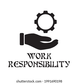 work responsibility icon , maintenance icon