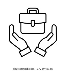 Ilustração do vetor do ícone do plano de trabalho
