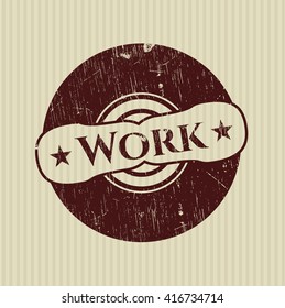 Work rubber seal
