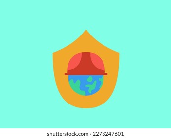 ilustración vectorial de diseño plano del día de seguridad laboral
