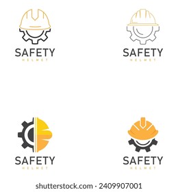 work safety helmet  gear design vector illustration icon