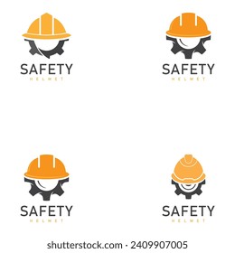 Arbeitsschutzhelm-Design, Vektorgrafik-Symbol