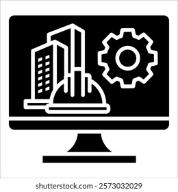 Work Safety Icon Element For Design
