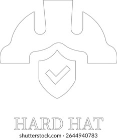 
Work safety line art icon.Warning sign safety first clip art collection for under construction.Obstacle vector illustration.Icon vector for safety and health at work with safety first.
