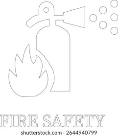 
Work safety line art icon.Warning sign safety first clip art collection for under construction.Obstacle vector illustration.Icon vector for safety and health at work with safety first.
