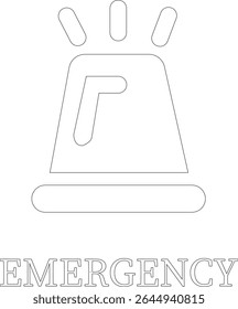 
Work safety line art icon.Warning sign safety first clip art collection for under construction.Obstacle vector illustration.Icon vector for safety and health at work with safety first.
