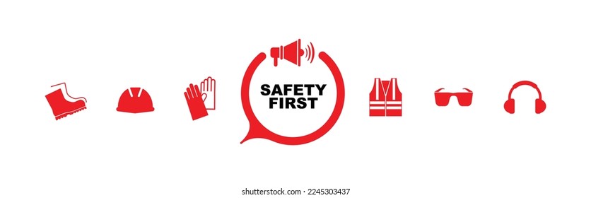 signo de seguridad laboral en fondo blanco