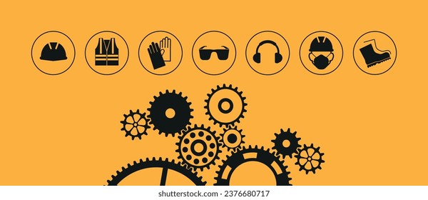 signo de seguridad laboral en fondo blanco