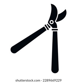 Work secateur icon simple vector. Garden shears. Pruning cutter