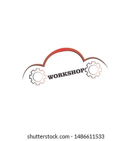 work shop design company logo