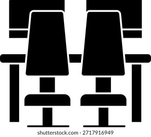 Espacio de trabajo Línea Vector Diseño de iconos