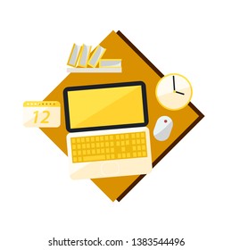 Work space and office objects