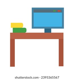 Work Space Vector Flat Icon For Personal And Commercial Use.
