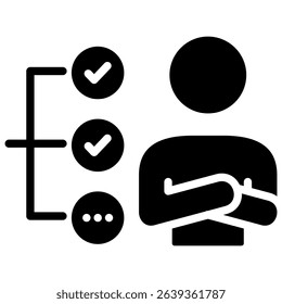 Work Status Icon Element For Design