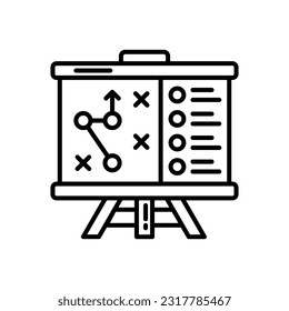 Work Strategy icon in vector. Illustration