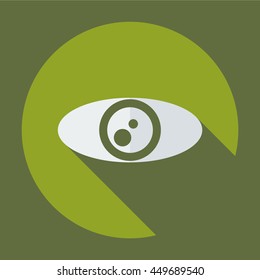 work in the style of a flat eye shadow