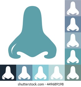 Work in style with flat nose shadow
