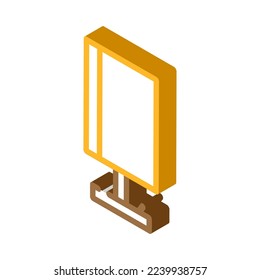 Arbeitstisch-Lampe isometrischen Vektorgrafik. Schreibtischleuchte einzelne Symbolillustration