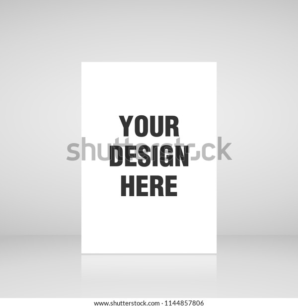 Work Template Design Studio Background Stock Vector Royalty Free