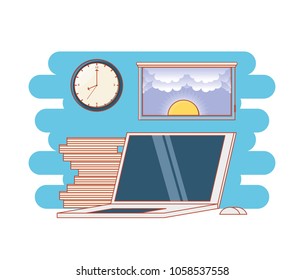 work time elements icons