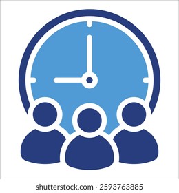 Work Time Icon Element For Design