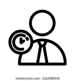 work time icon or logo isolated sign symbol vector illustration - high quality black style vector icons
