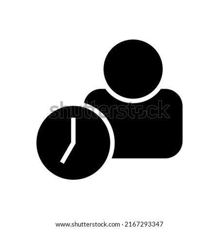 work time icon or logo isolated sign symbol vector illustration - high quality black style vector icons
