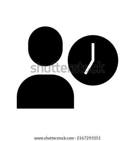 work time icon or logo isolated sign symbol vector illustration - high quality black style vector icons

