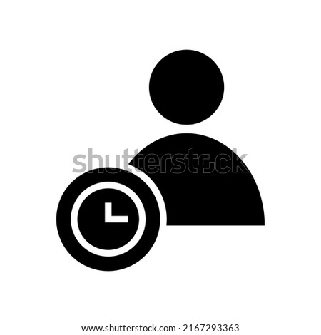 work time icon or logo isolated sign symbol vector illustration - high quality black style vector icons
