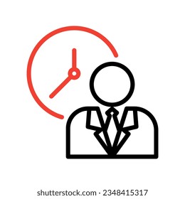 
work time icon,vector logo, isolate on a white background
