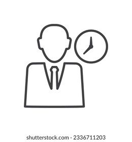 Work Time Management Icon Sign Symbol - Powered by Shutterstock - Get 15% off with code: PIKWIZARD15