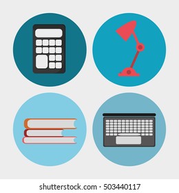 Work time and office supplies design