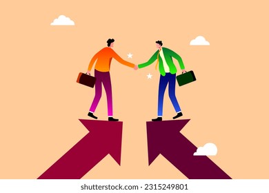 trabajar juntos por el éxito, colaboración de equipo, asociación de cooperación