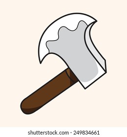 work tool axe theme elements vector,eps