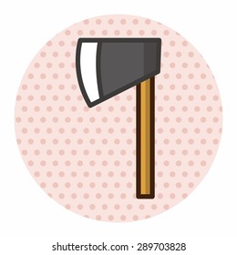 work tool axe theme elements 