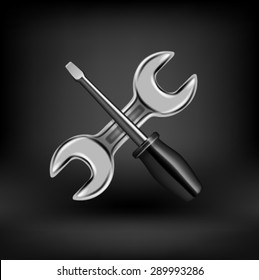 Work tool icon. Vector