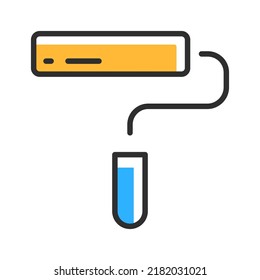 Work tool line icon. Vector illustration concept