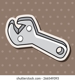 work tool pliers theme elements vector,eps