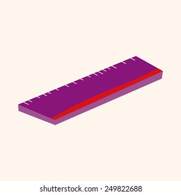 work tool ruler theme elements vector,eps
