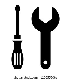 Work tool solid icon design