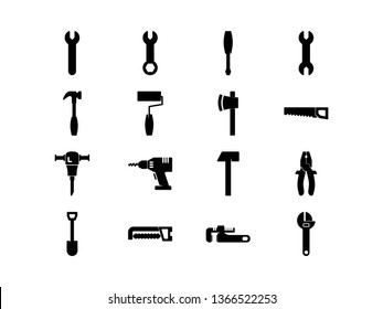 work tool solid icon. Element of work tool icon for mobile concept and web apps. Thin solid work tool icon can be used for web and mobile - Vector