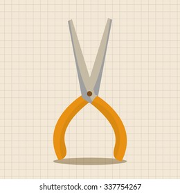 work tool wrench theme elements vector,eps