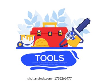 Work tools art icon. Work tools classic background. Work tools  illustration concept. 