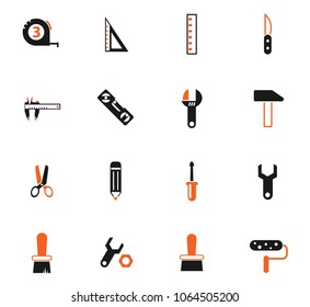 work tools color vector icons for web and user interface design