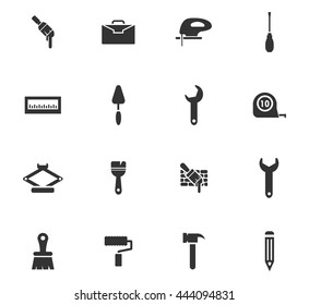 Work tools icon set for web sites and user interface