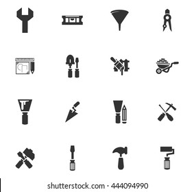 Work tools icon set for web sites and user interface