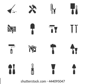 Work tools icon set for web sites and user interface