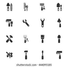 Work tools icon set for web sites and user interface
